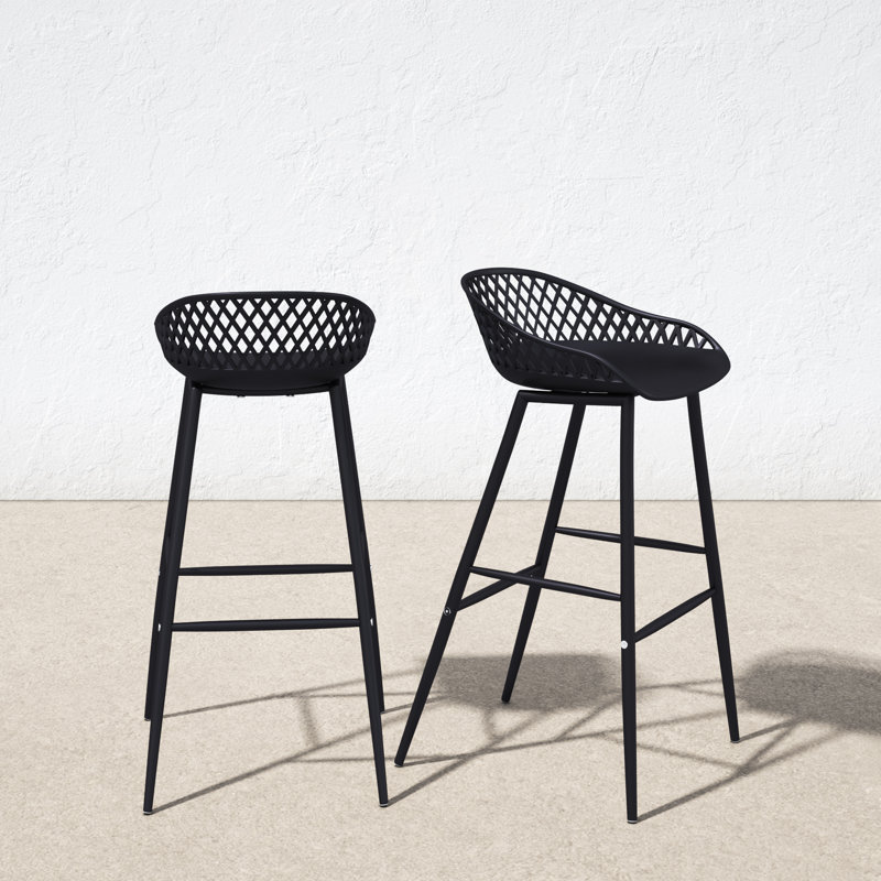 AllModern Newark Patio Bar Stool & Reviews Wayfair